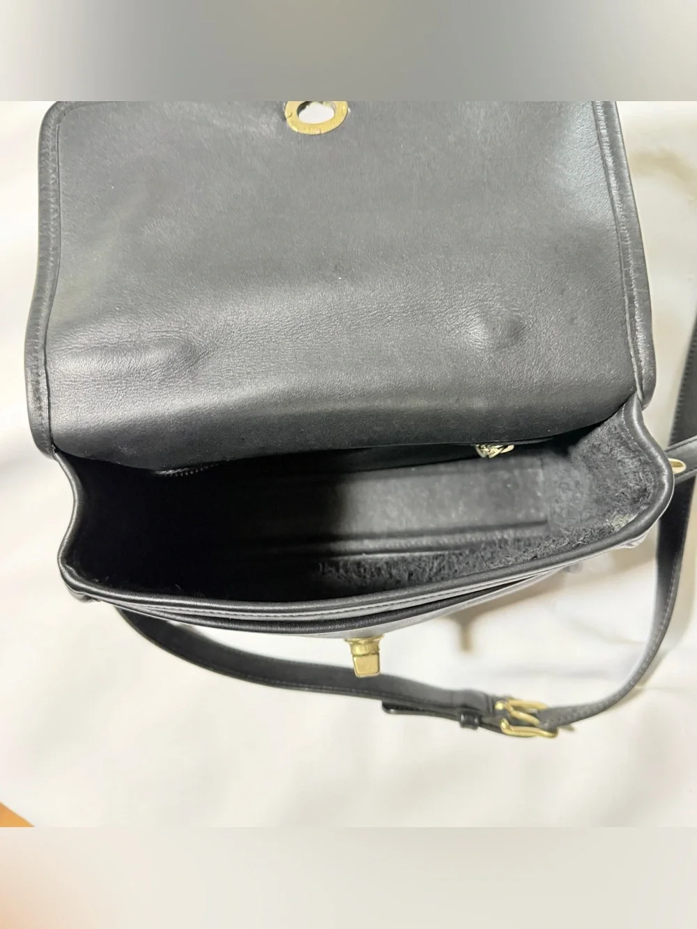 Vintage Coach Court Bag 9870 Black